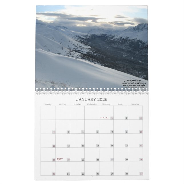 CALENDARIO ESCENAS DE ALASKA 2011 (Jan 2026)