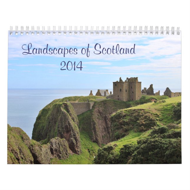 Calendario Escenas de Escocia: Tierra, lago y mar 2014 (Tapa)