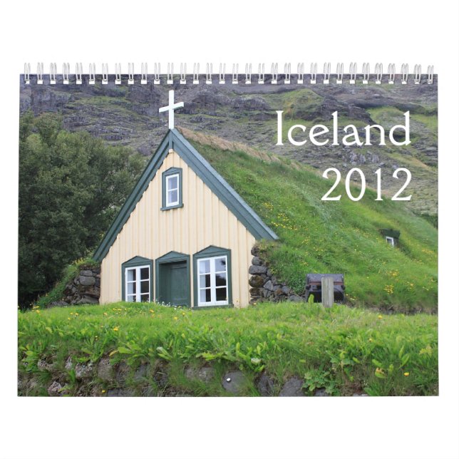 Calendario Escenas de Islandia 2012 (Tapa)