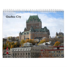 Calendario Escenas de la ciudad de Quebec