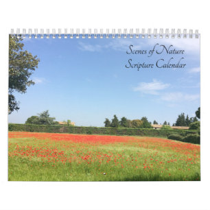 Calendario Escenas de la Naturaleza con Versículos de las Esc