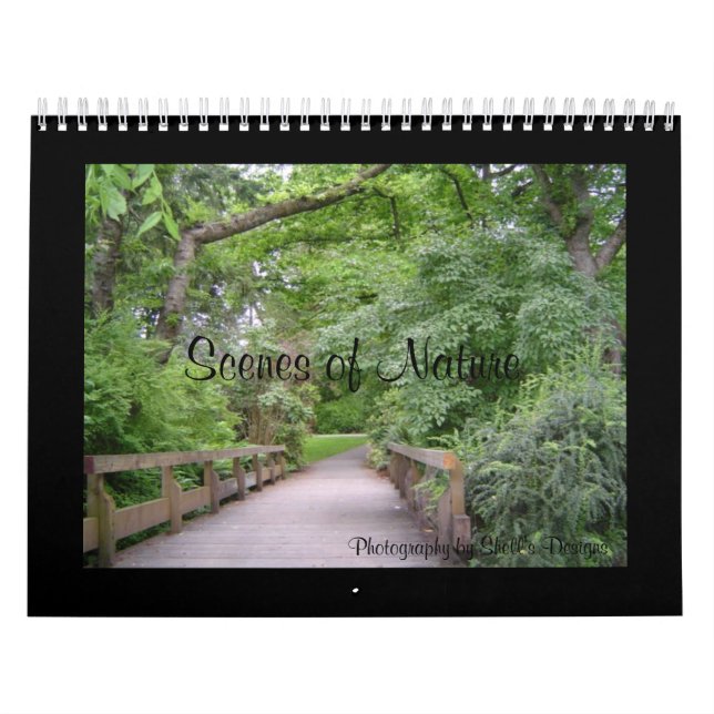 Calendario Escenas de la naturaleza - Vancouver, B.C. Canadá (Tapa)