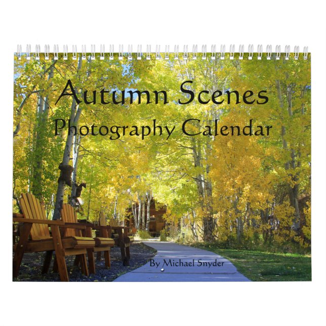 Calendario "Escenas de otoño" (Tapa)