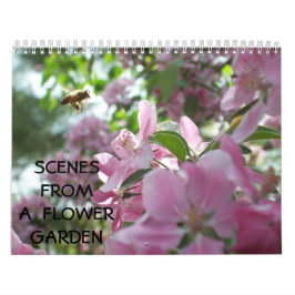 Calendario Escenas de un jardín de flores