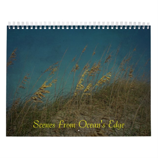 Calendario - Escenas del borde del océano (Tapa)