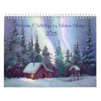 Calendario ESCENAS OCCIDENTALES y de la FAUNA 2016 de SHARON