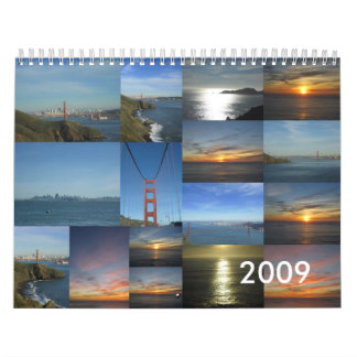 Calendario escénico de 2009 viajes