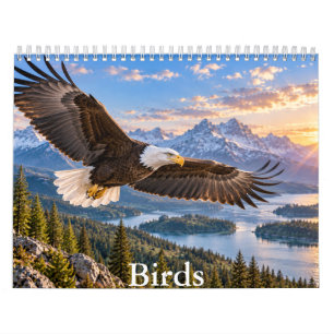 Calendario Escénico de Aves Hermosas de la Natural