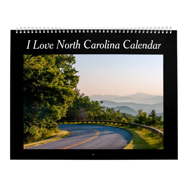 Calendario escénico de Carolina del Norte (Tapa)