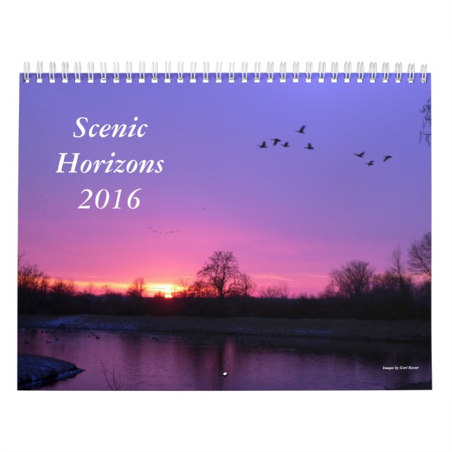 Calendario escénico de los horizontes, 2016 (Tapa)