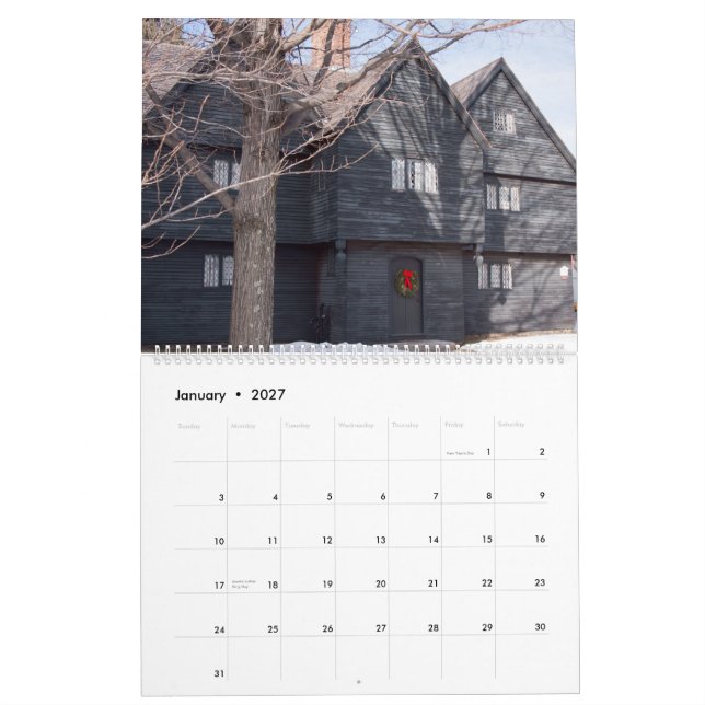 Calendario escénico de Salem Massachusetts (Jan 2027)
