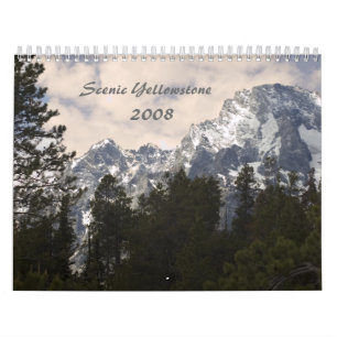 Calendario escénico de Yellowstone 2008