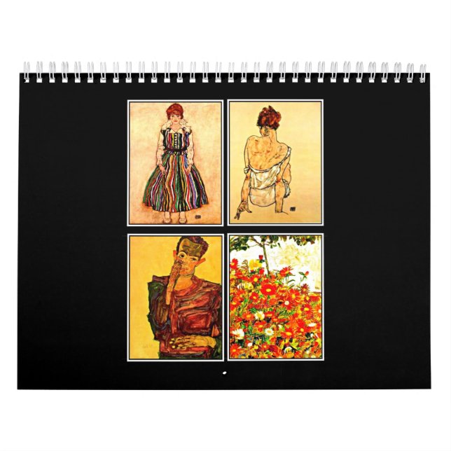 Calendario Eschiele - Calendario-Clásico/Vintage-Egon (Tapa)