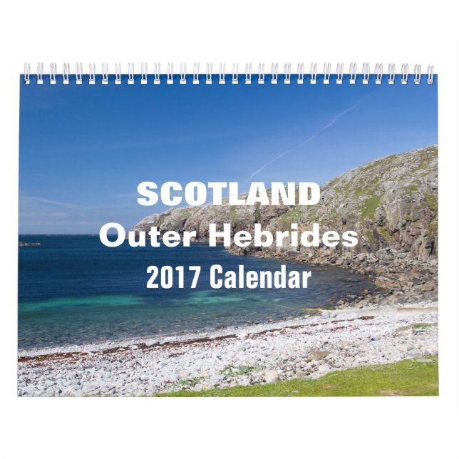Calendario Escocia Hebrides externo (Tapa)