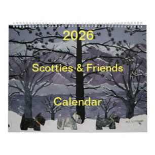 Calendario Escocia y amigos en 2026