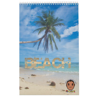 Calendario Escritorio de playa de Siquijor
