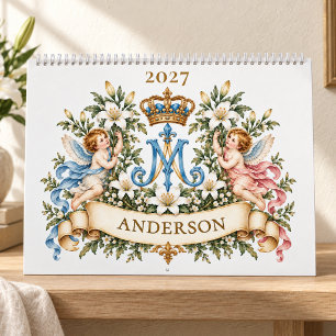 Calendario Escrituras de Ángeles Marianos Católicos 2027