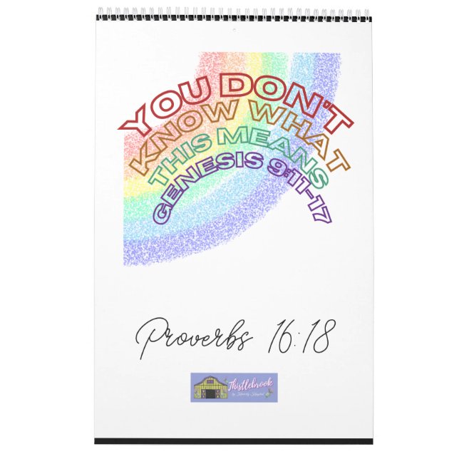 Calendario escrituras poderosas (Reverso)