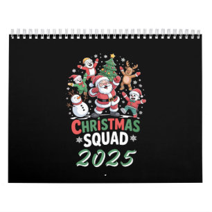 Calendario Escuadrón de Navidad Personalizado Familia Santa 2