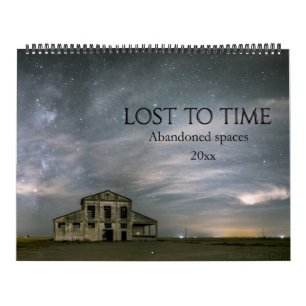 Calendario Espacios abandonados perdidos al tiempo