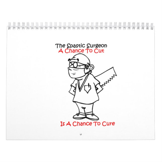 Calendario espástico del cirujano (Tapa)