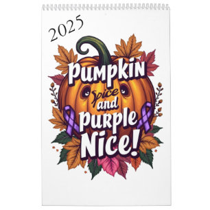 Calendario Especie de calabaza y morado bueno: divertida adve