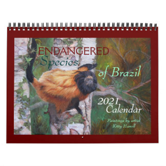 Calendario "Especies en peligro de extinción de Br