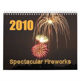 Calendario espectacular de los fuegos artificiales