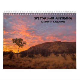 Calendario espectacular del paisaje de Australia -