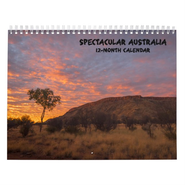 Calendario espectacular del paisaje de Australia - (Tapa)