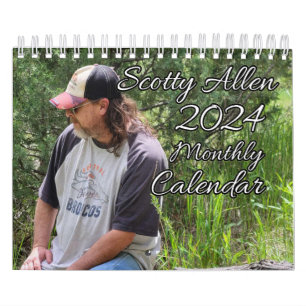 Calendario Espiral Oficial Scotty Allen 2024