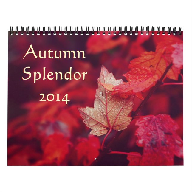 Calendario Esplendor de otoño de 2014 (Tapa)