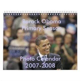 Calendario Estación primaria de Barack Obama