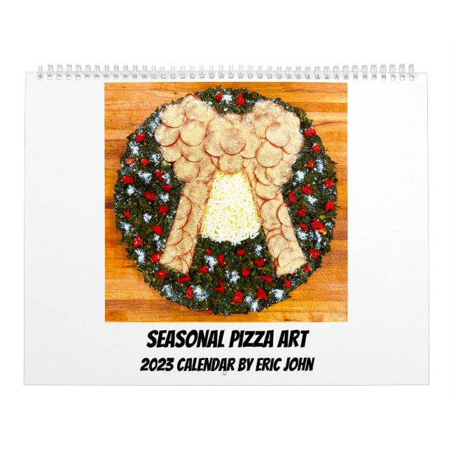 Calendario estacional de arte de pizza 2023 (Tapa)