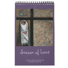Calendario estacional de Cuaresma de 3 meses
