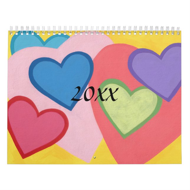 Calendario estacional impreso de Personalizado de  (Tapa)