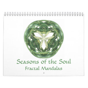 Calendario Estaciones del alma, mandalas del fractal