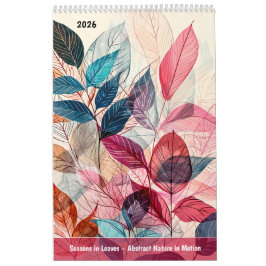 Calendario Estaciones en Hojas – Naturaleza Abstracta en Movi