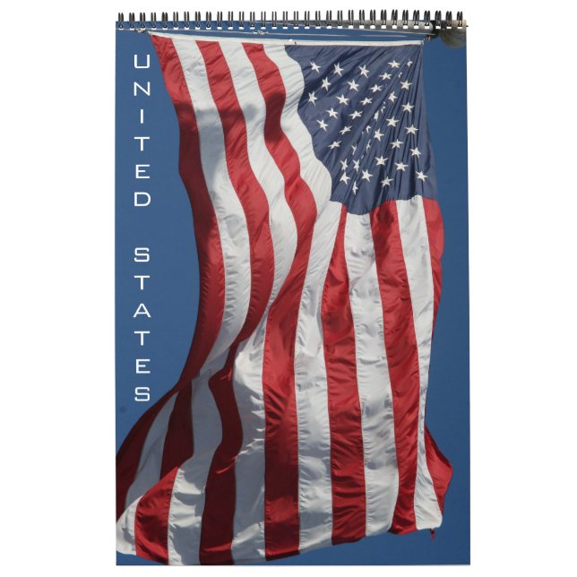 Calendario estados unidos (con localidades) 2025 (Tapa)