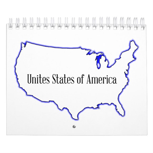 Calendario Estados Unidos de América (Tapa)