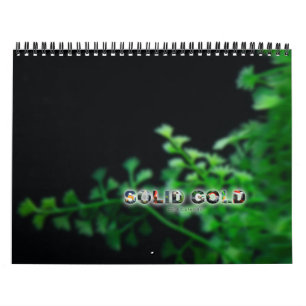 Calendario estándar del Goldfish del ORO SÓLIDO 