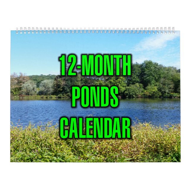 Calendario Estanques de 12 Meses (Tapa)
