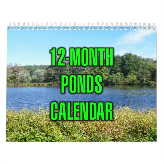 Calendario Estanques de 12 Meses (Tapa)