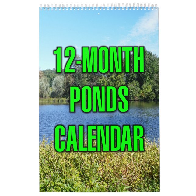Calendario Estanques de 12 meses (Tapa)