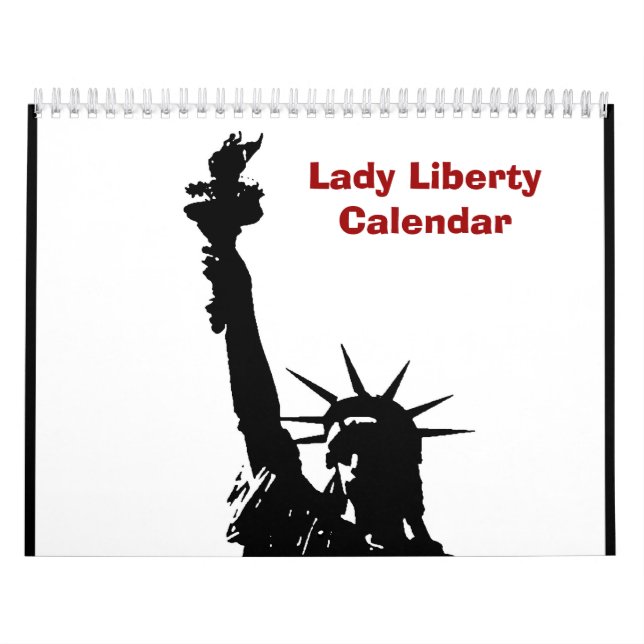 Calendario Estatua de arte pop de la libertad (Tapa)