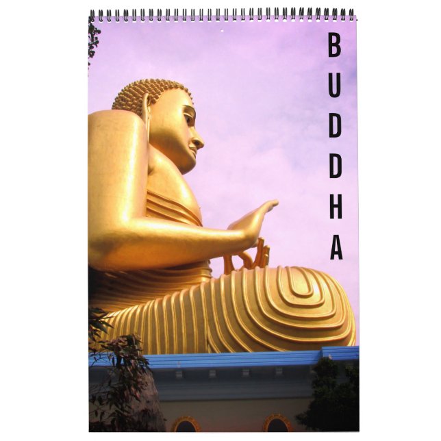 Calendario estatuas de Buda (Tapa)