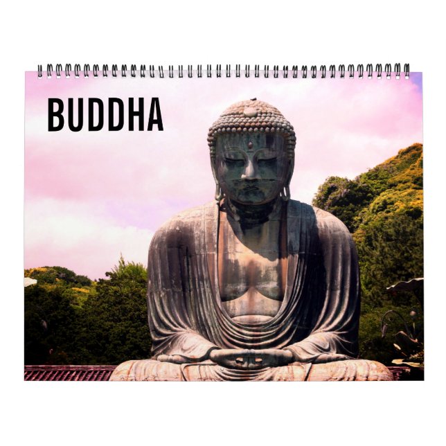 Calendario estatuas de buda 2026 grandes (Tapa)