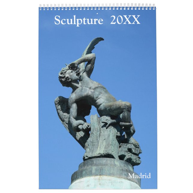 Calendario Estatuas y esculturas de 12 meses (Tapa)