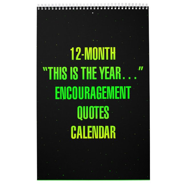 Calendario "Este es el año..." Frases de ánimo (Tapa)