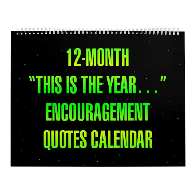 Calendario "Este es el año..." Frases de ánimo (Tapa)